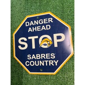 Buffalo Sabres‎ NHL Stop Sign Hockey Team Decor Warning Sign